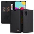 thumbnail image 1 of TECH CIRCLE For Samsung Galaxy A13 5G Shockproof Case,360 Protection Luxury Solid Color PU Leather Magnetic Closure Flip Wallet Credit Card Kickstand Soft TPU Cover.For Samsung Galaxy A13 5G,Black, 1 of 10