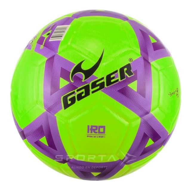 Balón de Fútbol Soccer Gaser Verde Fosfo Laminado Medida Oficial #5