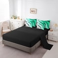 thumbnail image 3 of YST 7-Piece Ombre Bedding Comforter Set, Geometric Stripe Bed in a Bag, Modern Abstract, Queen Size, 3 of 4