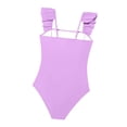 thumbnail image 5 of Bathing Suits for Teens One Piece Girls Swimsuit One Piece Casual Color-Block Adjustable Straps Girls Bathing Suit Swimwear 9-16T, 5 of 7