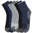 thumbnail image 4 of Medias deportivas Reebok para hombre con amortiguación, corte cuarto alto, pack de 6, 4 of 7