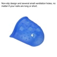 thumbnail image 4 of Uxcell Finger Tips Anti Slip Fingertip Protector, 10 Pack 30mm Silicone Finger Guard, Dark Blue, 4 of 6