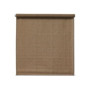 Coolaroo Simple Lift Cordless Outdoor Roller Shade Blind; 3' x 6'; Yakitake Brown