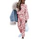 thumbnail image 4 of Conjunto de jogger para mujer chándal camisa de manga larga y pantalones conjuntos deportivos de 2 piezas chándal, 4 of 5