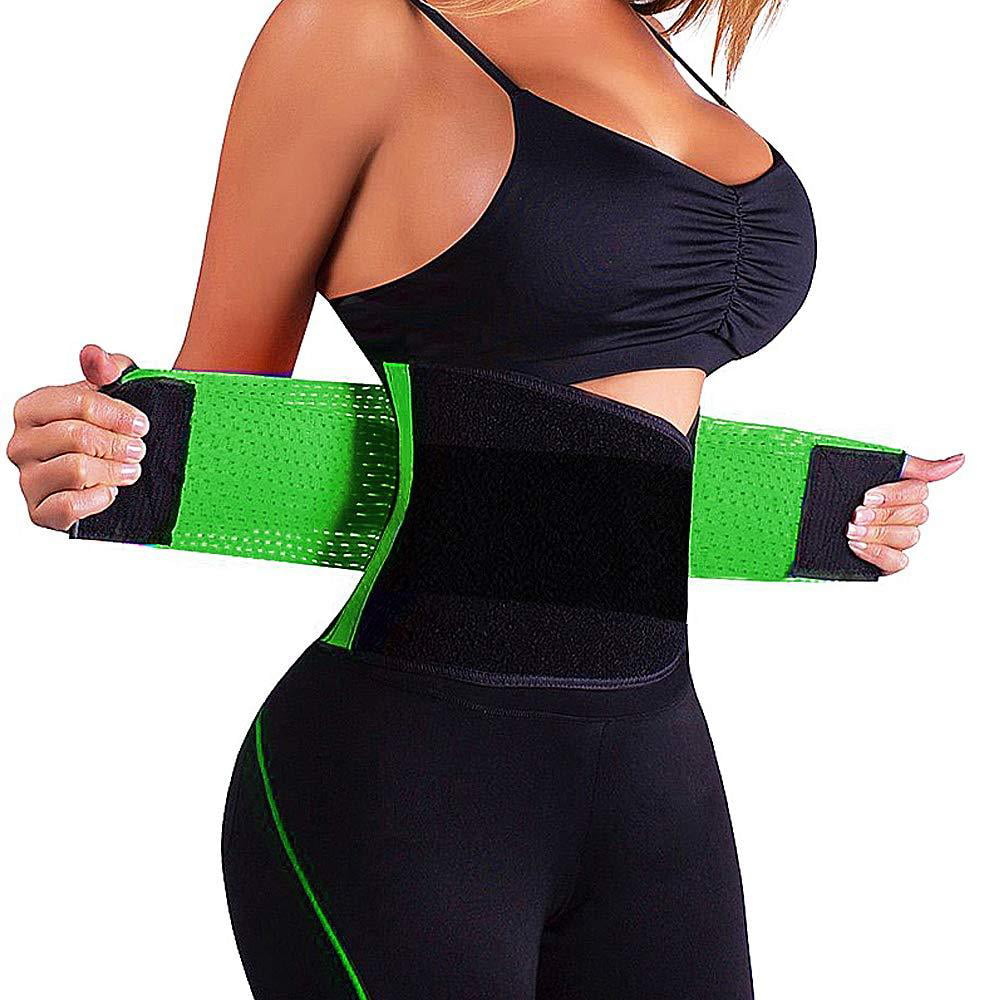 Details about   INTEY Waist Trimmer Ab Belt for Man & Women with Double Adjustable Straps Large 