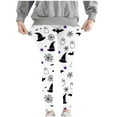 thumbnail image 6 of Halloween Outfits for Girls Funny Cute Printed Graphic Leggings Stretch High Waist Pull On Jeggings Pants (3 Years, Style M), 6 of 6