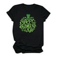 thumbnail image 4 of Up to 65 off!Lolmot St Patricks Day Shirt Women Shamrock Lucky T-Shirts Cute Irish Love Clover Printed Blouse Holiday Tops Short Sleeve T Shirt, 4 of 4