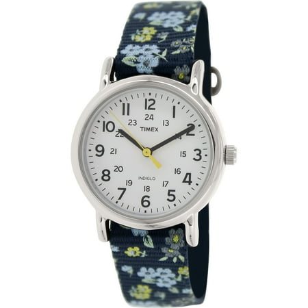 Women's Weekender T2P370 Blue Nylon Analog Quartz Watch