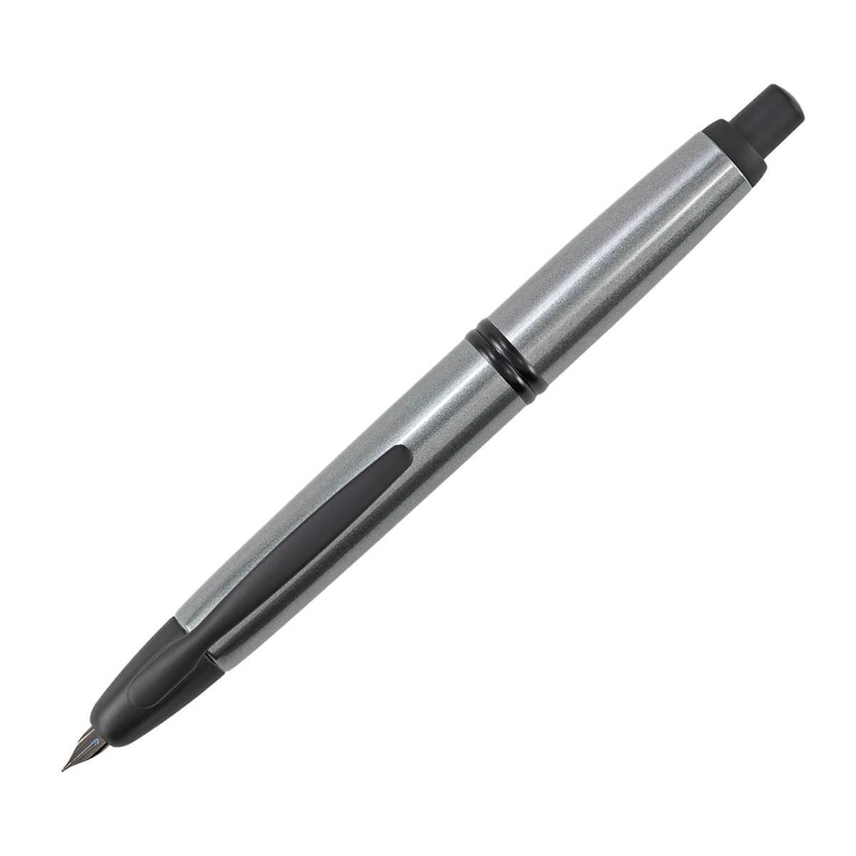 Pilot Vanishing Point Gun Metal Matte Black Fountain Pen - Medium