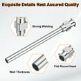 thumbnail image 4 of 10pcs Dispensing Needles 8 Gauge 4 Inch Stainless Steel Blunt Tip Luer Connector for Refilling Glue Oil Thick Liquids Ink Lab Use, Silver, 4 of 6