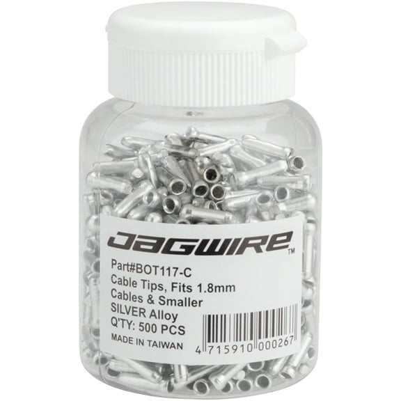 Jagwire Bicycle Brake Cable Tip - 500 Pieces - 1.8mm