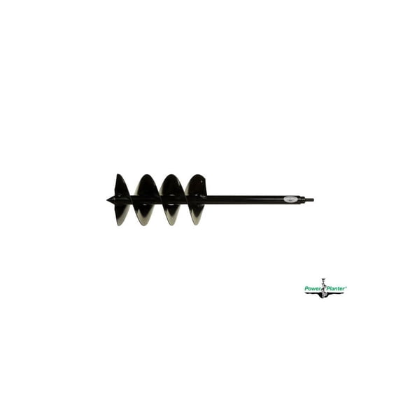 Power Planter 7 Inch X 28 Inch Steel Gallon Pot And Post Hole Auger With Hd Tip