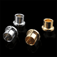 thumbnail image 5 of 12 tapas protectoras RCA chapadas en oro para conector fono de cortocircuito, cubierta protectora de conector RCA, doradas, 5 of 8
