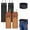 Black+brown, variant on Buckleless Elastic Belt with Metal Hook, Comfortable No-Buckle Waist Belt, Daily Casual Accessory, Practical Gift for Men