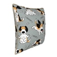 thumbnail image 2 of Kll Funny Beagle Active Dog Decorative Throw Pillow Covers Velvet Soft For Couch Sofa Bedroom Living Room Outdoor -18"X18", 2 of 8