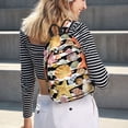 thumbnail image 5 of Saiise Sea Shell Print Laptop Backpack - Adjustable Shoulder Straps, Water-Resistant, Large Capacity, Stylish Design, Unisex for School, Office, Travel-Small, 5 of 5