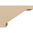 thumbnail image 3 of 5"W x 15"D x 10"H Classic Burlington Rough Cedar Woodgrain TimberThane Corbel, Primed Tan, 3 of 6