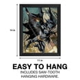 thumbnail image 6 of Silver Buffalo DC Comics Batman Shooting Hook 11" x 14" Lenticular Modern Wall Art, 6 of 7