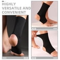 thumbnail image 4 of 1 par de tobilleras deportivas para niños, tobillera de compresión para baloncesto, fútbol, correr y más, color negro, talla infantil, protección para esguinces de tobillo, 4 of 8