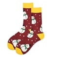 thumbnail image 1 of Christmas Halloween Cute Print Letter Short Socks, 1 of 2