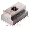 thumbnail image 2 of REDWOLF T Slot Nut Mount On Truck Stock Bed Deck Rails Stainless Steel Tie Down Accessories for Most Toyota Tacoma &, 2 of 4