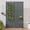 Cambrian Rock Gray, variant on MAYEERTY Outdoor Metal Privacy Screen 6ft × 4ft Gray, 6-Panel Wide-Narrow Louvered Galvanized Iron, Rust-Resistant for Patio