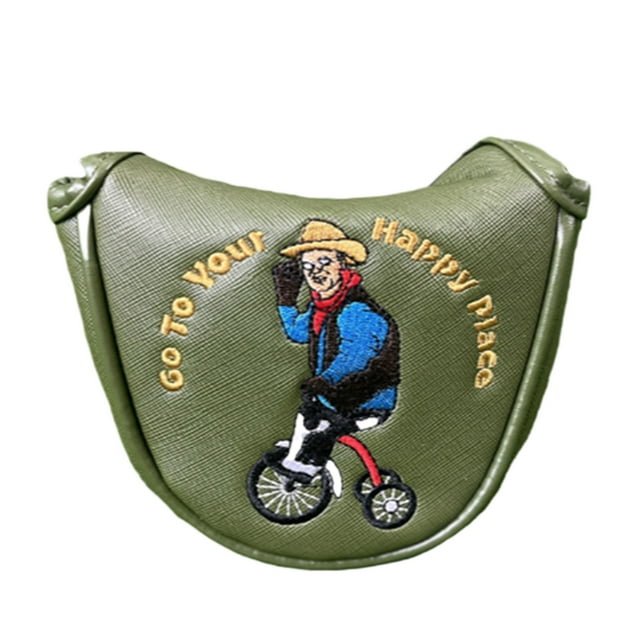 relayinert Embroidered Montage Style Golf Cover Fashionable And Durable Protection For Club Club Cover A-style semicircle