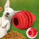 thumbnail image 5 of Juguete interactivo para tratar perros IQ con forma de calabaza, dispensador de alimentos, juguete para morder y limpiar dientes de perro (rojo), 5 of 5