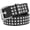 Black Star, variant on Metal Punk Rock Rivet Studded Belt for Women Men, Gothic Belt with Bright Pyramid Studs