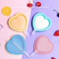 thumbnail image 3 of Molde casero para helado congelado casero Molde para helado de silicona cubierto en forma de corazón Mini molde para helado en forma de corazón, 3 of 5