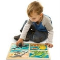 thumbnail image 4 of Melissa & Doug Sea Life 4-in-1 Wooden Jigsaw Puzzle - Dolphin, Tropical Fish, Turtle, and Orca Whale, 4 of 4