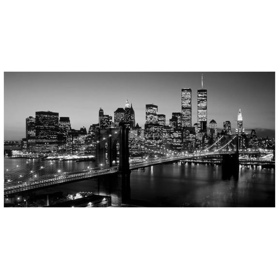 Global Gallery's 'Brooklyn Bridge, NYC' By Richard Berenholtz Unframed Giclee on Paper Print