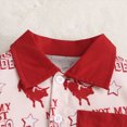 thumbnail image 5 of Western Baby Boy Outfit Long Sleeve Cowboy Dress Shirt Bubble Romper Button Bodysuit Oneise Clothes Kaprioy, 5 of 6