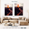 thumbnail image 4 of Elephant Stock Kilauea Volcano Erupting Wall Art - Vertical Canvas Wall Art - Living Room Wall Decor - Nature Canvas - Beige And Gray Decor - 32" x 48", 4 of 8