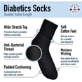 thumbnail image 3 of Yacht & Smith 12 Pairs Value Pack of Men and Women Diabetic Nephropathy and Edema Ankle, Ring Spun Cotton Socks, 3 of 5