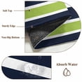 thumbnail image 6 of Green and 7FT Round Area Rugs for Living Room 111 Navy Blue Stripes Abstract Geometric Striped Ultra-Thin Non-Slip Round Rugs Machine Washable Low Pile Circle Carpet for Bedroom Kitchen Nursery, 6 of 9