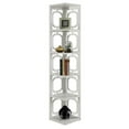 thumbnail image 1 of Convenience Concepts Omega Five-Shelf Corner Bookcase in White Wood Finish, 1 of 4