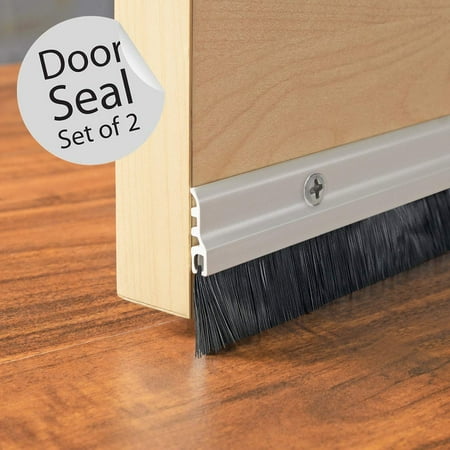 

Deco Window Aluminium Door Seal 1.5 inch width x 37 inch Length - Ivory (Set of 2)