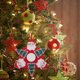 thumbnail image 3 of Árbol De Navidad Diy, Colgante De Giroscopio Giratorio Familiar De Sobreviviente Personalizado, Adornos Colgantes De Navidad Monstrate HA043233-01, 3 of 6
