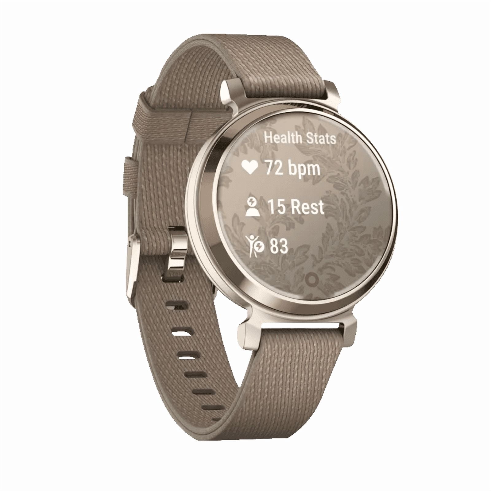 Garmin Lily 2 Classic, Cream Gold with Coffee Nylon Band (010-02839-14)