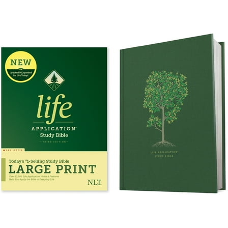 NLT Life Application Study Bible, Third Edition, Large Print (Red Letter, Hardcover), (Hardcover)