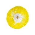 thumbnail image 5 of Fiore Hand Blown Art Glass Wall Décor with Floral Finial Centerpiece, Yellow, 14" Diameter, 5 of 8