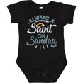 thumbnail image 3 of Inktastic Saint on Sunday Boys or Girls Baby Bodysuit, 3 of 5