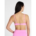 thumbnail image 3 of Time and Tru Women's and Women's Plus Ribbed Underwire Bikini Top, Sizes XS-3X, 3 of 5