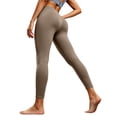thumbnail image 3 of Zeliretfy Leggings for Women's Solid Color Yoga Leggings Soft Abdominal High Elastic Slim High Waist Yoga Pants Leggings for Women Tummy Control, 3 of 7