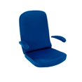 thumbnail image 2 of Funda elástica para silla de ordenador con funda extraíble suave y lavable a máquina, funda para sillón de oficina de poliéster a prueba de polvo para azul Gloria funda para sillas de oficina, 2 of 9