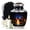 CAMPFIRE URN-17, variant on JAGASY Campfire Cremation Urns for Human Ashes Adult Female, Fiery River Keepsake Memorial Urns for Adult Male, Decorative River Boat Urn for Funeral, Blue Starry Night Urn, 3 Inch