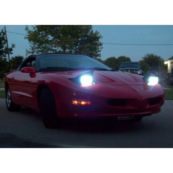 For The 2x Hi/Lo Bright LED Headlights for 1993 1994 1995 1996 1997 Pontiac Firebird