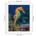 thumbnail image 2 of Paint by Numbers Kit for Adults, Colorful Seahorse Coral Reef Scene Paint by Numbers, Easy Paint by Numbers Kit for Adults Beginner, DIY Adult Paint by Number Kits on Canvas, Home Decor 12x16in, 2 of 7
