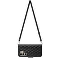 thumbnail image 3 of Allytech Wallet Case for Samsung Galaxy S24 Ultra with Card Cash Slots, Luxury Premium PU Leather Kickstand Shoulder Strap Lanyard Shockproof Anti-Fall Full Body Protective Flip Shell - Black, 3 of 8